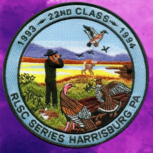 Woven patch with fine detail